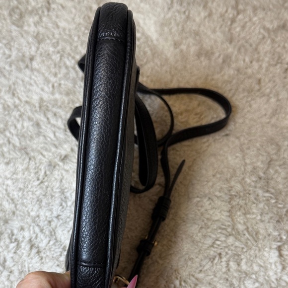 Tory Burch Black Pebbled Leather Crossbody Bag - Picture 5 of 12